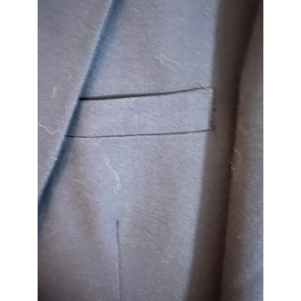 Angelica Career Fashions Coordinates Blazer Mens 44 Short Navy Wool Blend